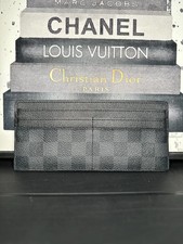 Authentic Louis Vuitton Damier Graphite Wallet Card Holder