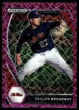 Taylor Broadway 2021 Panini Prizm Draft Picks #PDP185 Ole Miss Rebels MLB READ