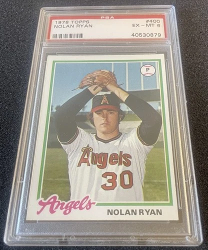 1978 Topps #400 Nolan Ryan California Angels Baseball Card PSA 6