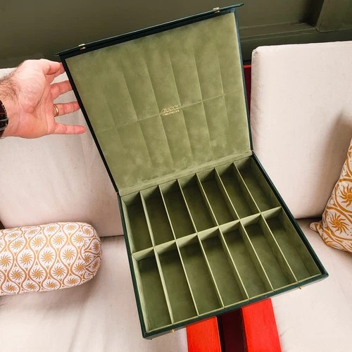 Gucci Timepieces Watch Display Box Rare Large Vintage Green Dealer Store Display