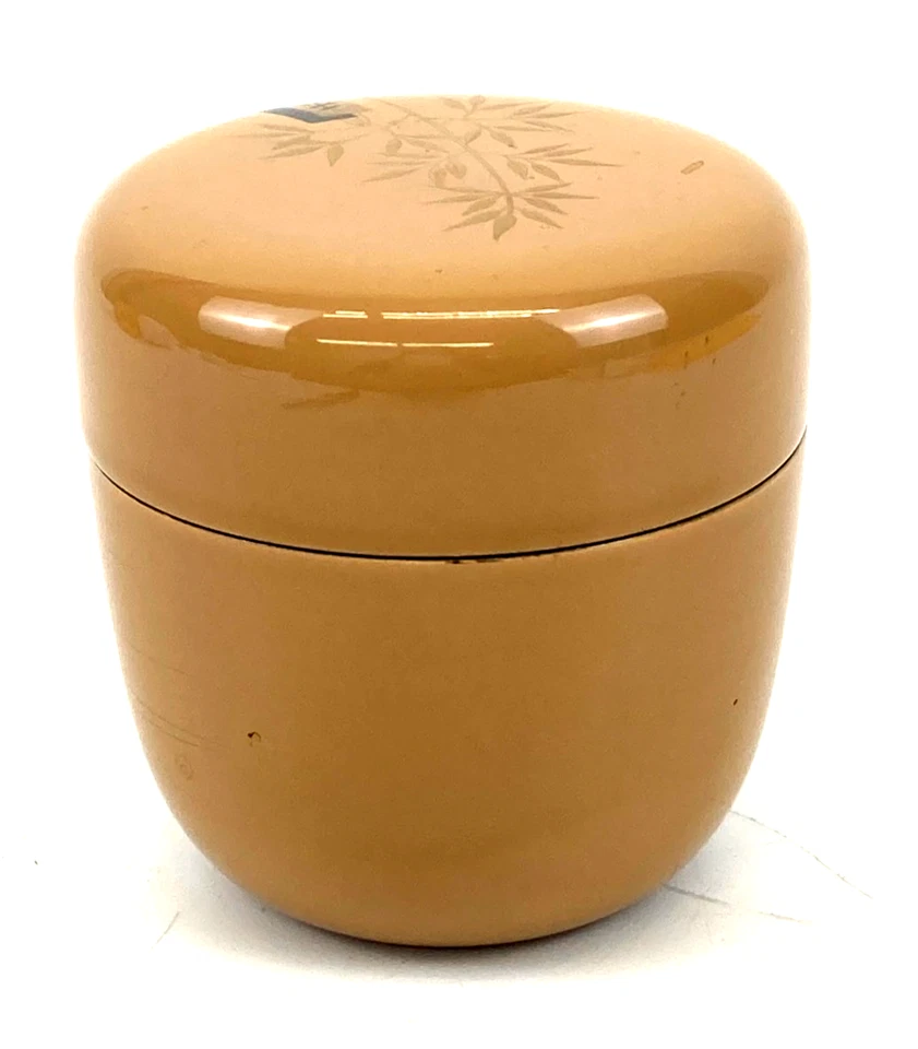 Шикарная винтажная японская антикварная лакированная чайная церемония Natsume Tea Caddy - Изображение 2 из 4