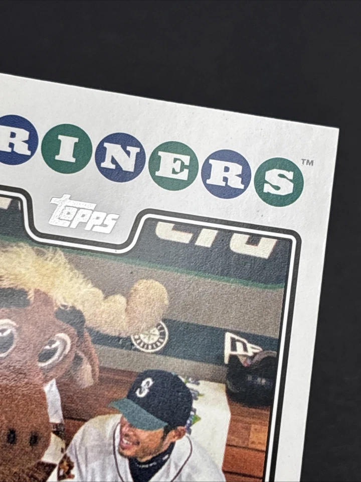 2008 Topps Ichiro Back To School #TB6 Талисман Лось SP Вариация РЕДКИЕ МОРЯКИ - Изображение 2 из 4