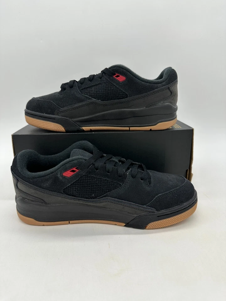 Zapatos Jordan Flight Court juveniles talla 7 para mujer talla 8,5 de gamuza negros HF3333 001 Foto 2 de 4