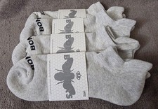 4-Pack 4 pairs Bombas Solids Ankle Socks - Grey - Men's Large