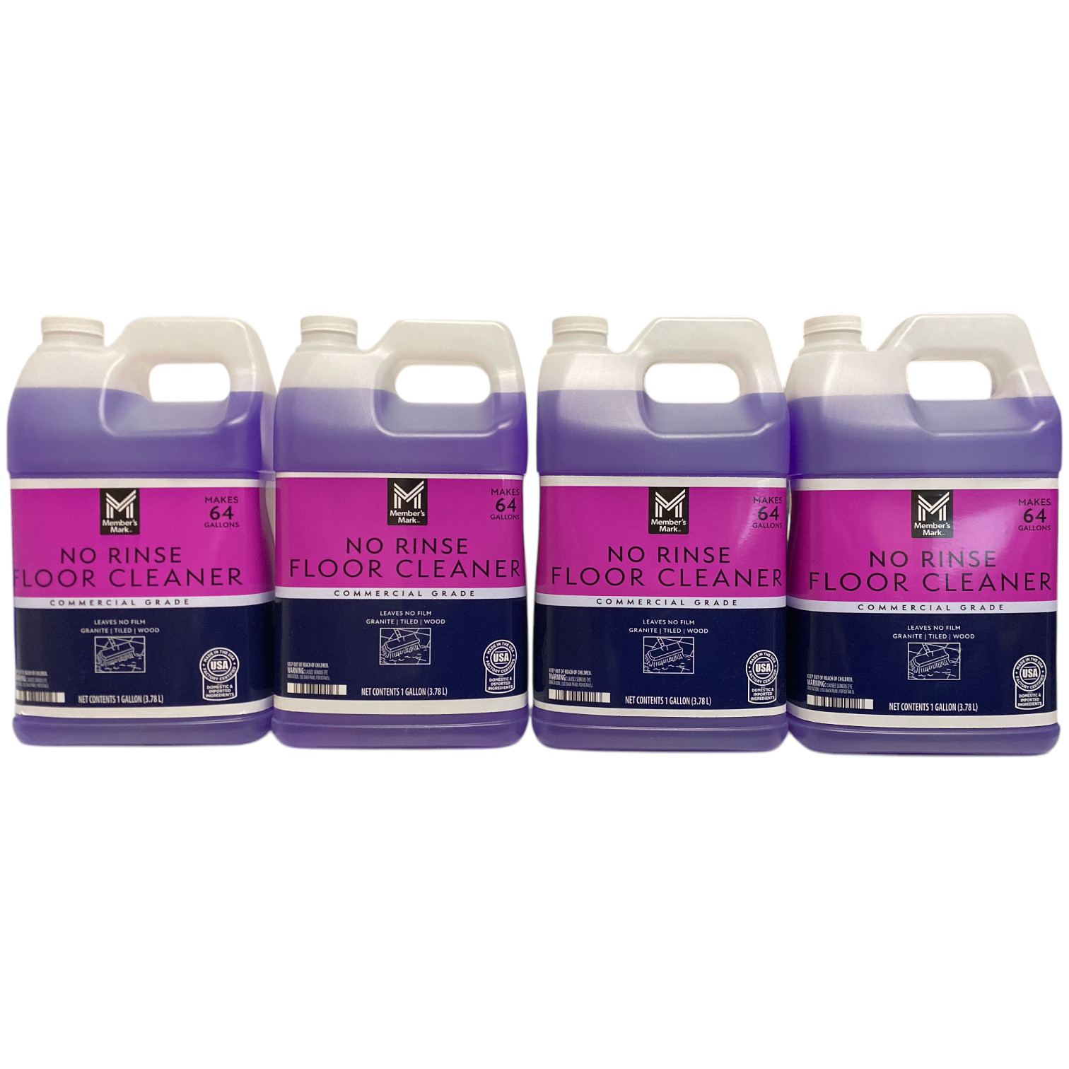 Средство для мытья полов Members Mark без ополаскивателя 1 галлон 4 упаковки 11090₽