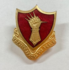 WWII US Army 644th Tank Destroyer Battalion DUI DI Uniforme Crest Spilla