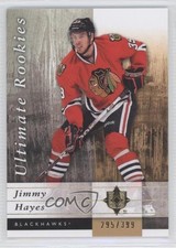 2011-12 Ultimate Collection Ultimate Rookies 295/399 Jimmy Hayes #72 0a1