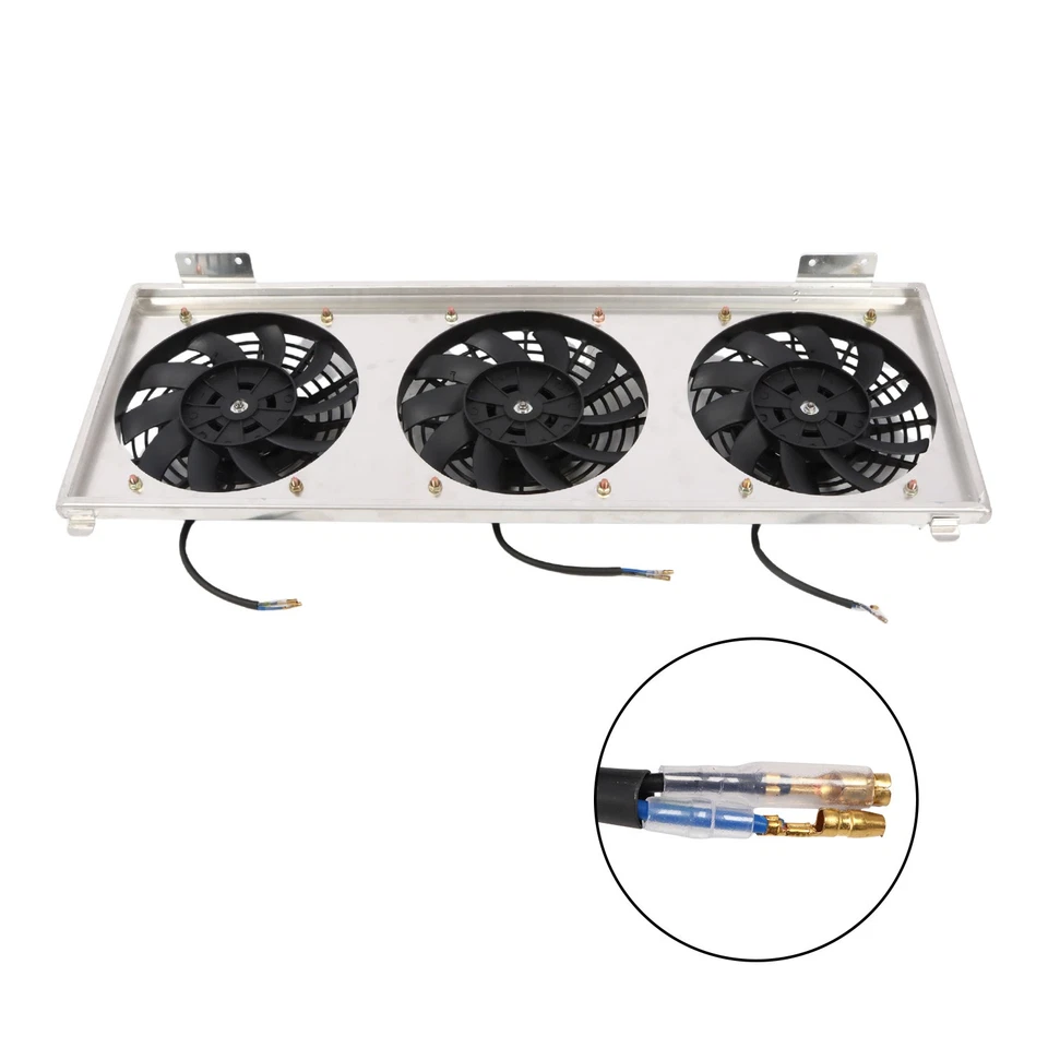 Ventilador de cubierta de radiador de aluminio para radiador Jeep Cherokee XJ Comanche 1991-2001 EE. UU. Foto 2 de 4