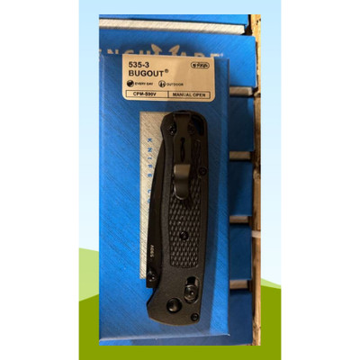 Benchmade Mini Bugout 535-3 CPM S90V Folding Black Knife free shipping