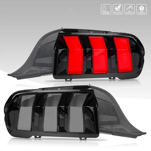 Smoked LED Sequential Tail Lights For 2024-2026 Ford Mustang Rear Lamp Animation - Bild 4 von 12