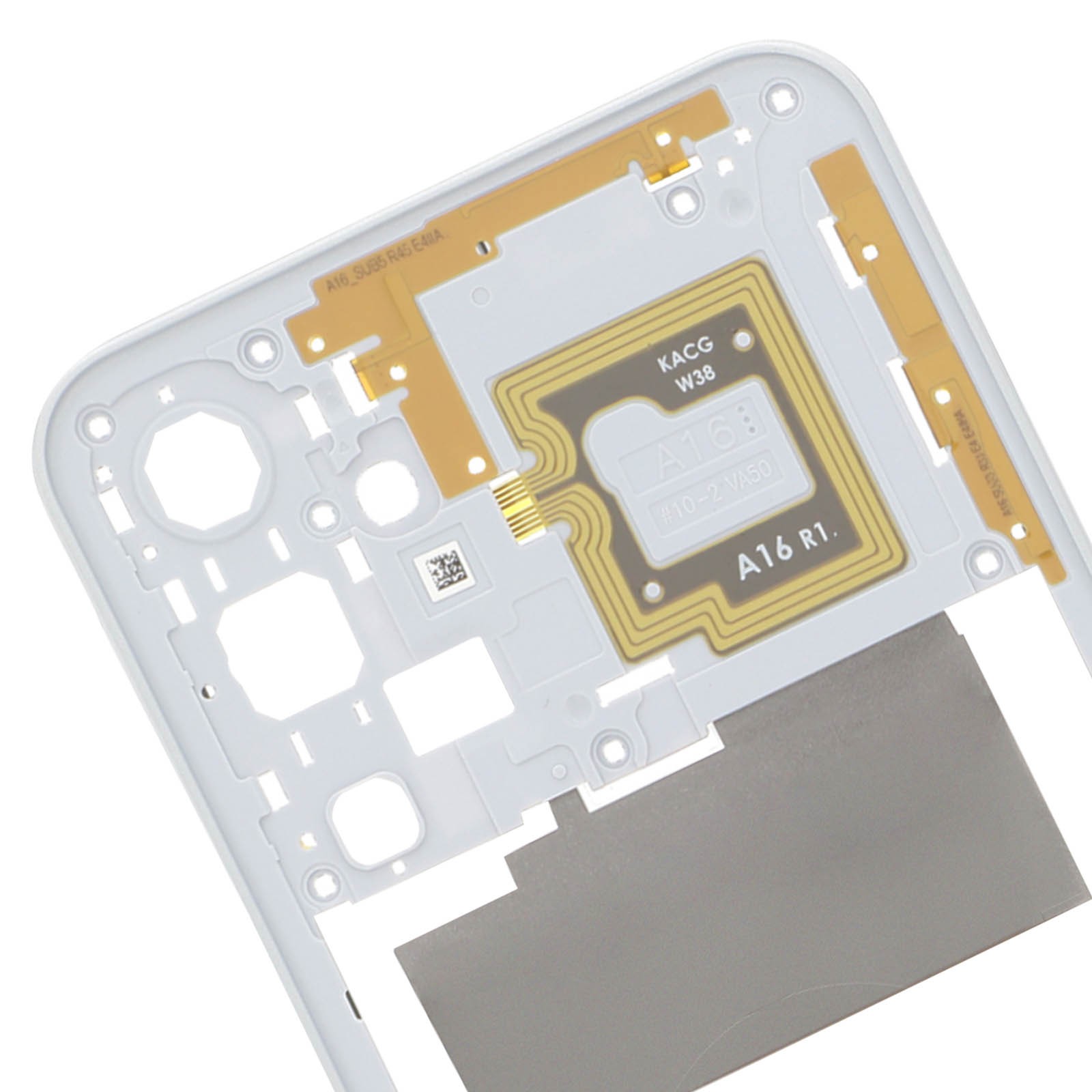 Châssis central Samsung Galaxy A16 gris support interne de remplacement Service Pack - 2