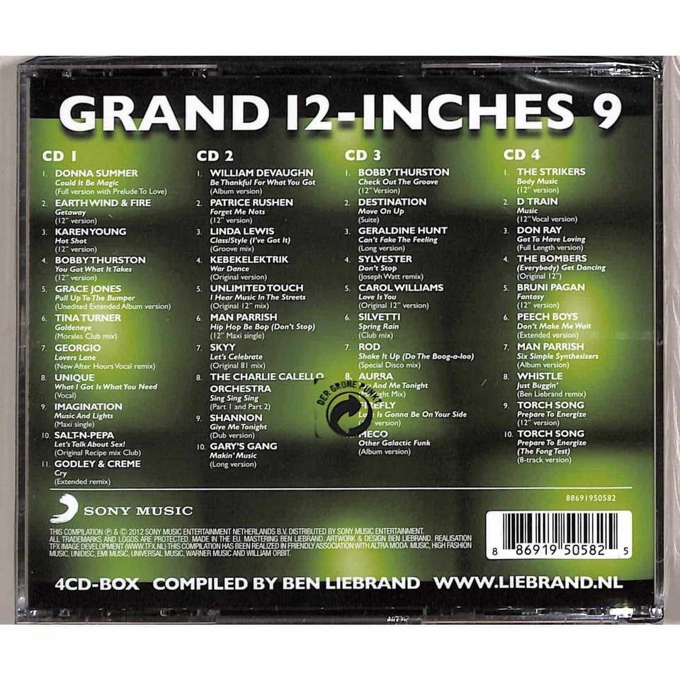 Various Artists / GRAND 12 INCHES 9 (4XCD) / Sony Music Entertainment / 8869195 - Bild 2 von 2