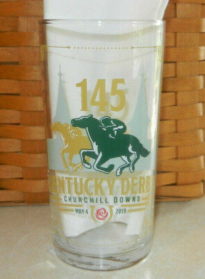 Kentucky Derby 145 Mint Julip Glass Louisville 2019 Horse Racing 