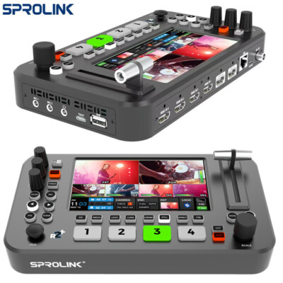 SPROLINK NeoLIVE R2 Plus 5.5'' Multifunctional Broadcast Switcher Live Streaming