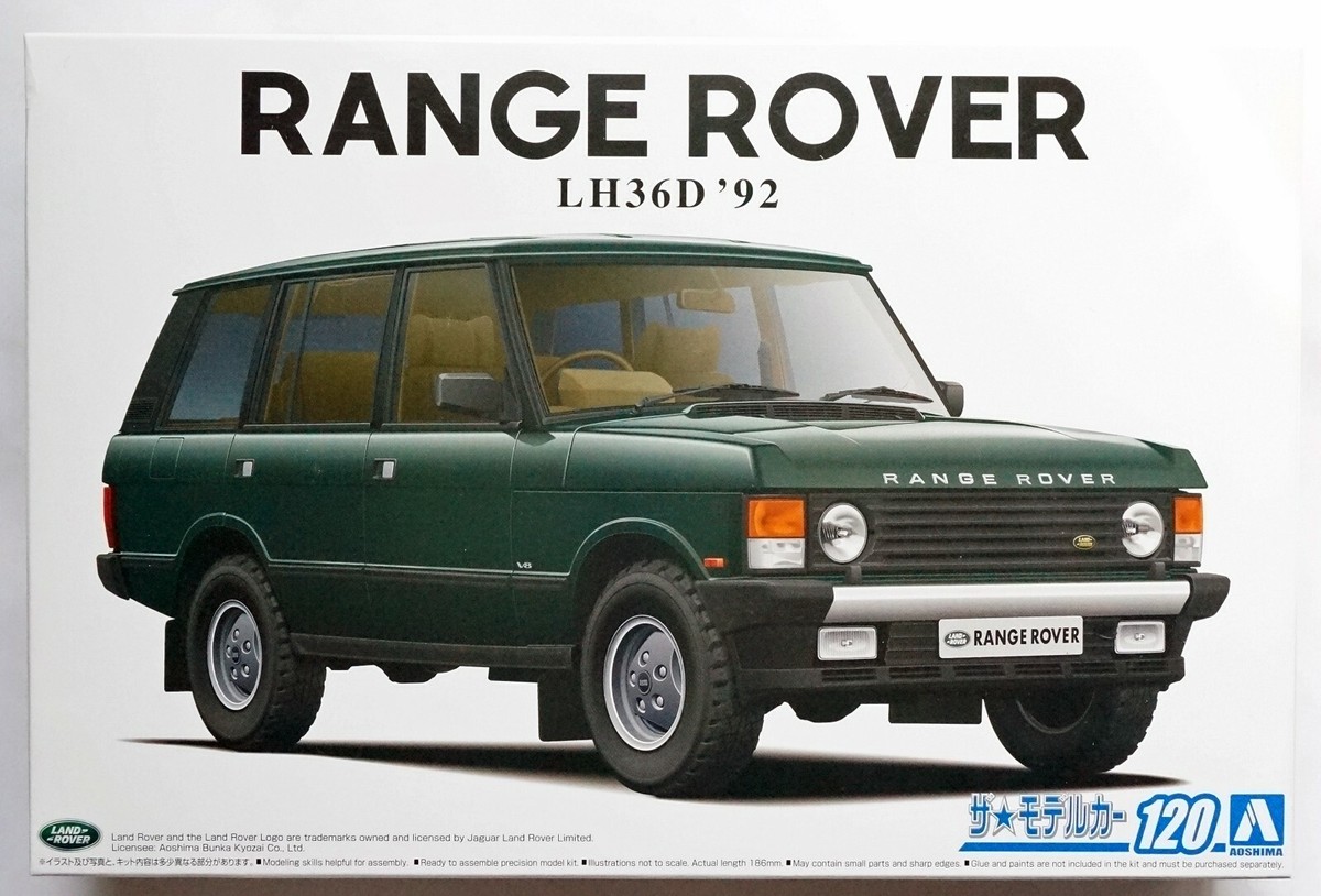 AOSHIMA 1/24 Land Rover LH36D Range Rover Classic '92 scale model