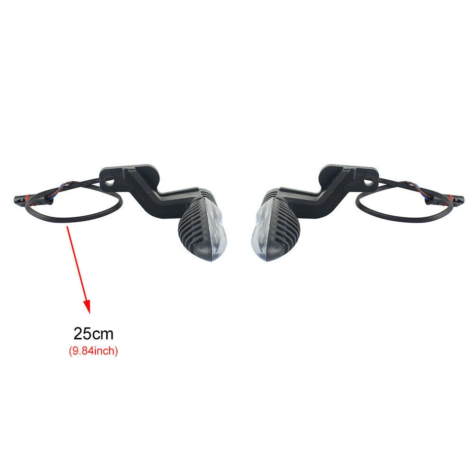 Indicador de luces de señal de giro LED delanteras traseras 4 piezas para BMW R1200GS S1000RR F800GS Foto 3 de 4