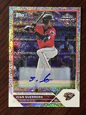 2023 Topps Pro Debut Juan Guerrero Sparkle Foil Parallel Auto #/199 Rockies