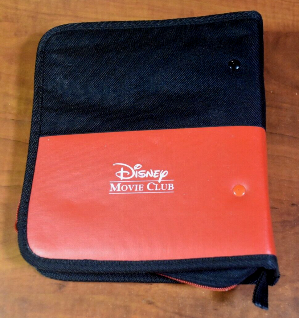 Disney Movie Club Mickey Mouse Zipper Case Binder DVD Blu