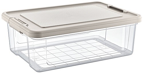Clear Plastic Storage Box Lid Clip Locking Office Home Kitchen Food Container - Picture 5 of 8