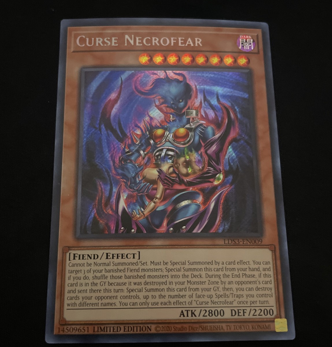 yugioh curse necrofear deck YuGiOh CURSE NECROFEAR | LDS3-EN009 BAKURA DECK ▪️ SECRET RARE ▪️ 1ST  EDITION 💎