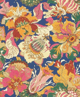 Odisha Orange Jacobean Floral