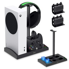 Auarte Upgraded Cooling Fan Stand for Xbox Series S Console,Wireless Controll...