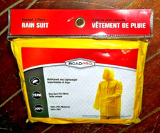 2pc. Hooded Rain Suit: Jacket & Long Pants w/Stretchable Waist Band ~ SST-80142