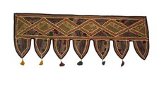 Decorative Door Valance Handmade Ethnic Traditional Wall Hanging Toran i17-493