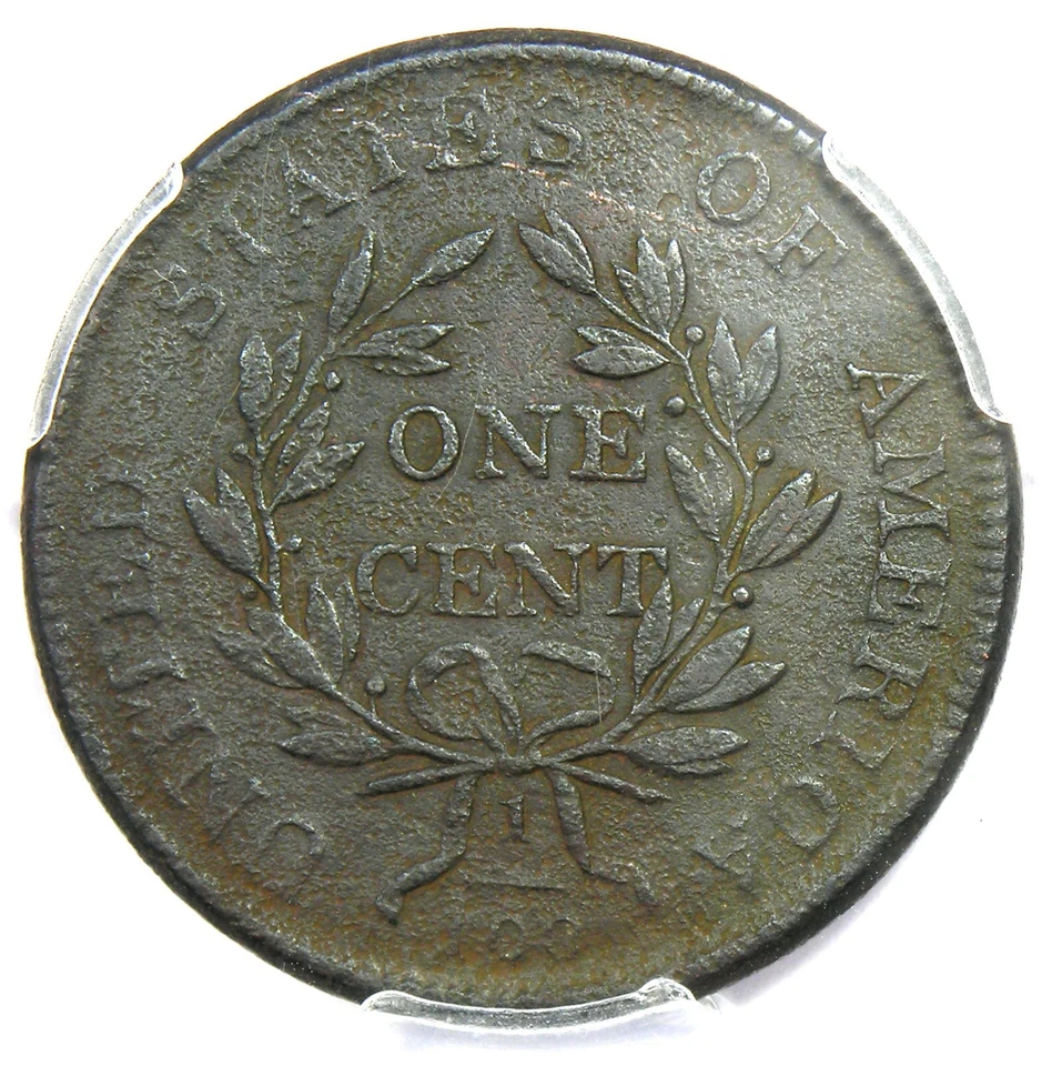 1802 Draped Bust Large Cent 1C - PCGS XF Details (EF) - Rare Early Date Penny - Image 4 of 4