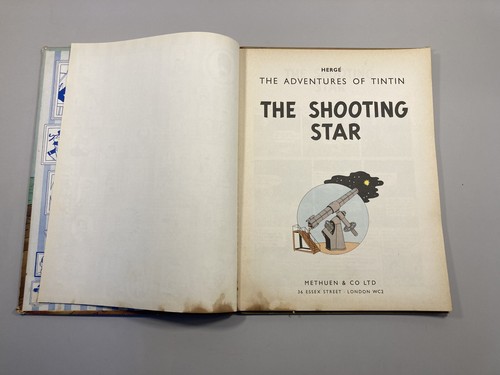 The Shooting Star - Adventures Of TinTin By Herge (1961 Methuen 1st Edition) - Picture 5 of 12