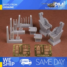 SBS 48081 1/48 B-58 Hustler SAC ejection seat pilot office x2( Revell/Monogram)