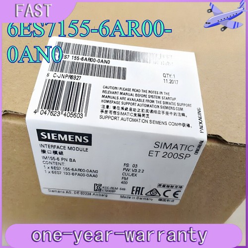 1PCS 6ES7155-6AR00-0AN0 6ES7 155-6AR00-0AN0 New In Box Siemens Interface Module