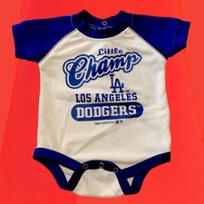 LOS ANGELES DODGERS MLB   Little Champ One Piece ... Size 3/6 month   LikeNew