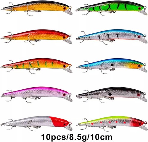 56-teiliges Set gemischte Angelköder Elritze Köder harte künstliche Köder Crankbait Kit USA - Bild 2 von 7