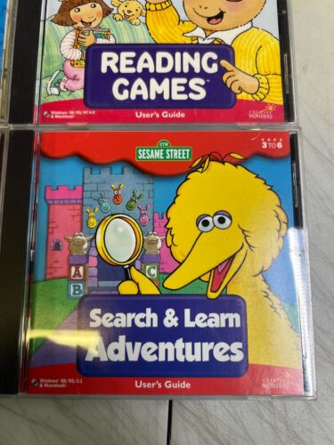 educational adventure cd roms Lot Of 9 Windows Mac Madeline Arthur Big Bird - Picture 8 of 16