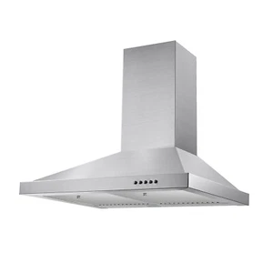 30 Inch Kitchen Wall Mount Range Hood Acier inoxydable 500CFM LED lampe 3 Régime