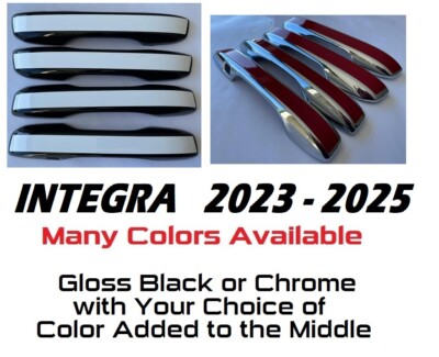 Custom Black OR Chrome Door Handle Covers 2023 - 2025 Acura Integra YOU PICK CLR
