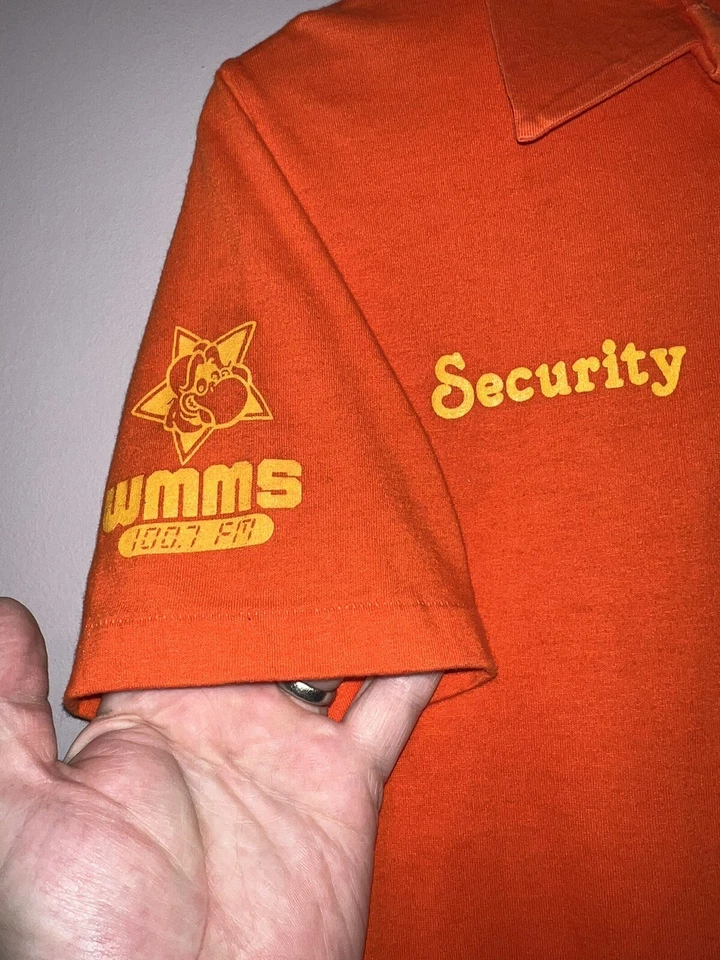 CAMISA DE SEGURIDAD VINTAGE AÑOS 80 BUDWEISER CLEVELAND 500 INDY RACE WMMS mediana Foto 3 de 4