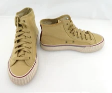 PF Flyers Shoes Center Reissue Hi Beige/Tan Sneakers Womens 6.5