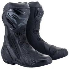 Alpinestars Supertech R Boots BLACK SIZE 9 / 43 EURO NEW