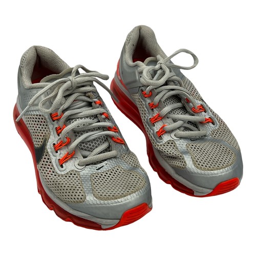 Nike Air Max 555363-008 Gray Orange Athletic Running Shoes Women's Size 6.5 - Picture 2 of 10