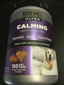gnc pet calming chews