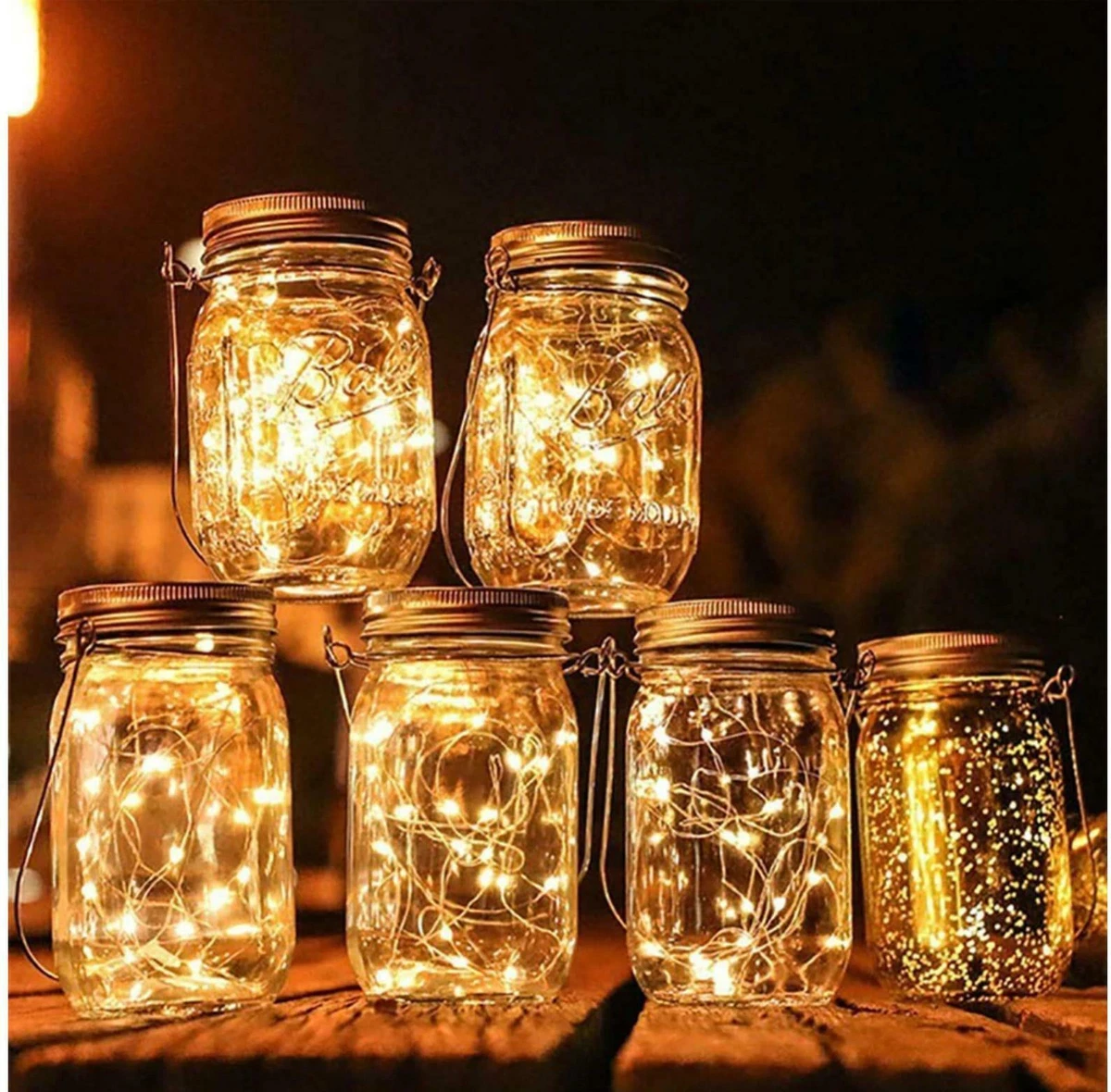 Light in cheap glass jar