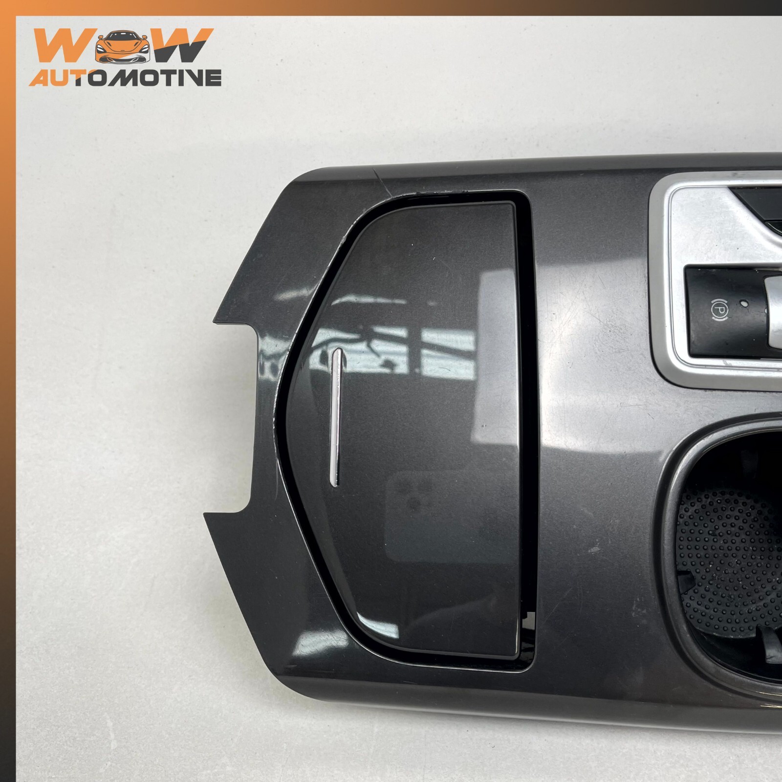 14-17 MASERATI GHIBLI CONSOLE CUPHOLDER & SHIFT TOP BEZEL COVER PANEL OEM