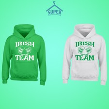 St. Patrick's Day IRISH Drinking TEAM Unisex HOODIE Irish Party Shamrock Beer