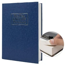 Real Paper Transfer Book Safe Hollow with Secret Hidden Compartment Combinati...