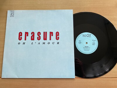 Erasure, 12'' Maxi, Oh L'Amour, 5:55, Mute INT 126.840