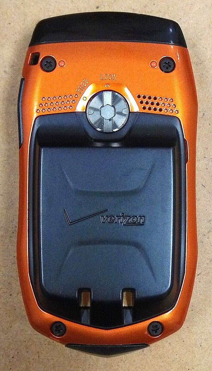 Casio Gz'One Boulder C711 - Orange ( Verizon ) Very Rare Flip
