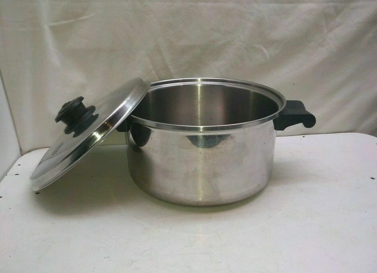 Saladmaster 4 Qt Stockpot Multiply Stainless Dutch Oven Saute Pot Frying Pan Lid