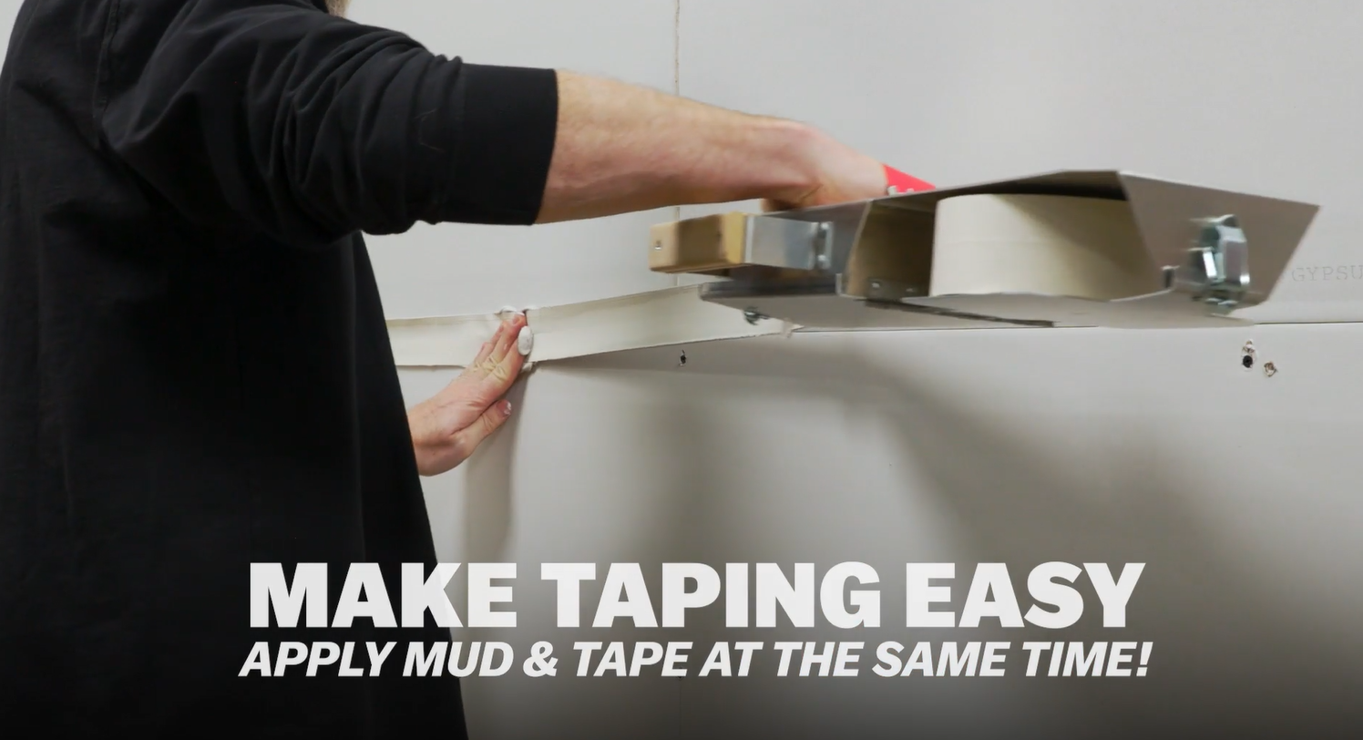 Drywall Taper Taping Tool Mud Taping Applicator Tool 500 ft Tape